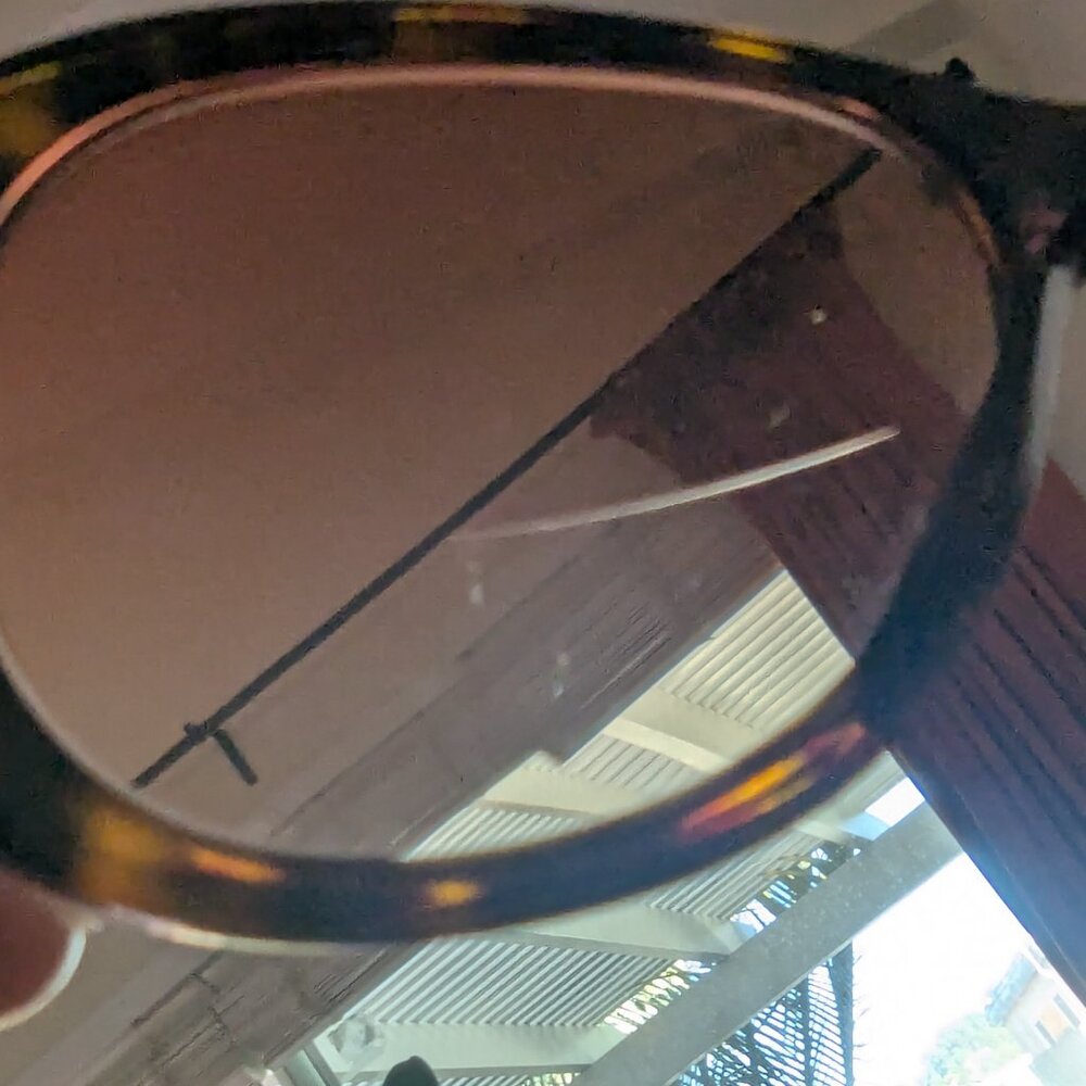 Chanel Interlocking Cc Tortoiseshell Acetate Retr… - image 7